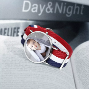 Cinturino in nylon colorato per orologio fotografico da donna