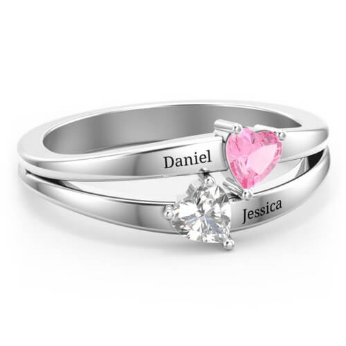 Anello Twin Hearts