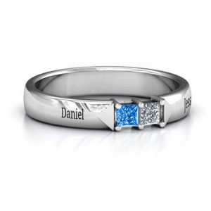 Anello romantico senza tempo