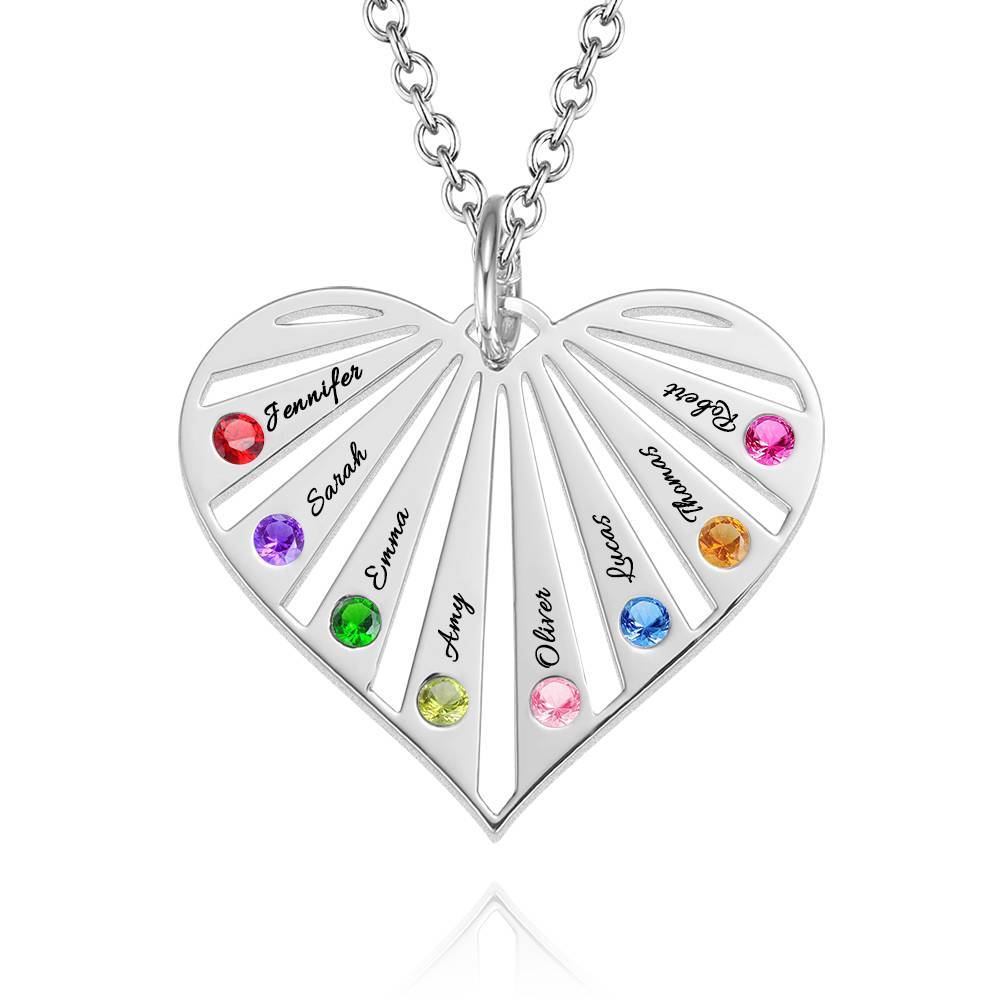 Collana di famiglia con pietre di nascita