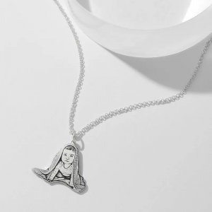 Collana fotografica commemorativa personalizzata per animali domestici
