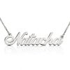 Collana con nome personalizzato classico in argento