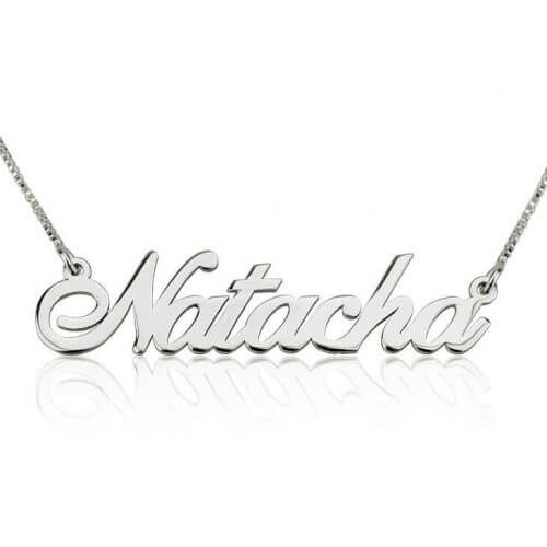 Collana con nome personalizzato classico in argento