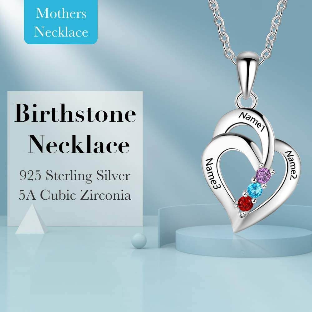 Pendant Relationship Heart Name Necklace for 3 Meaningful Necklace for Women - Image 6