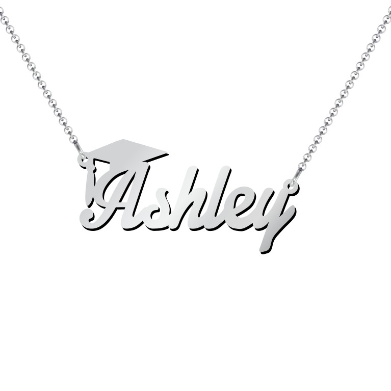 Personalized name necklace graduation gift - immagine 3
