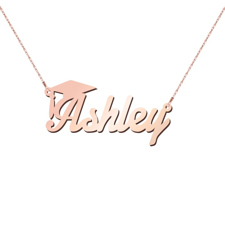 Personalized name necklace graduation gift - immagine 4