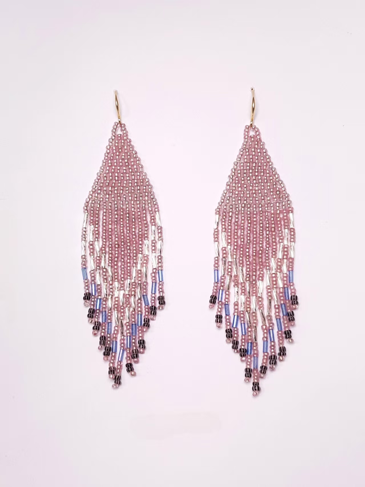 Handmade Bohemian-style beaded earrings, the perfect jewelry gift for women - Image 2