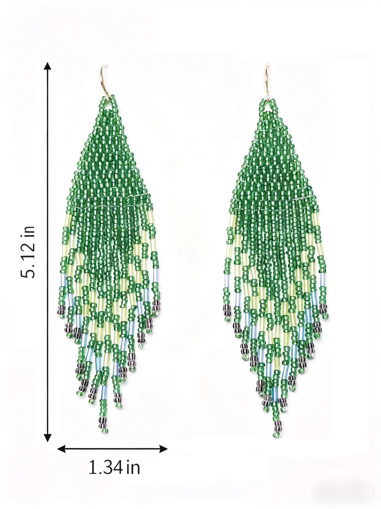 Handmade Bohemian-style beaded earrings, the perfect jewelry gift for women - Image 4